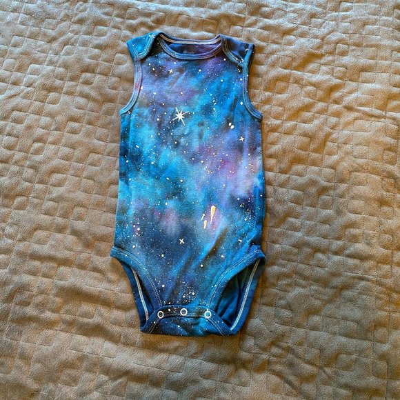 Carter's Other - Galaxy Dyed Onesie || 24 Months, Upcycled ♻️